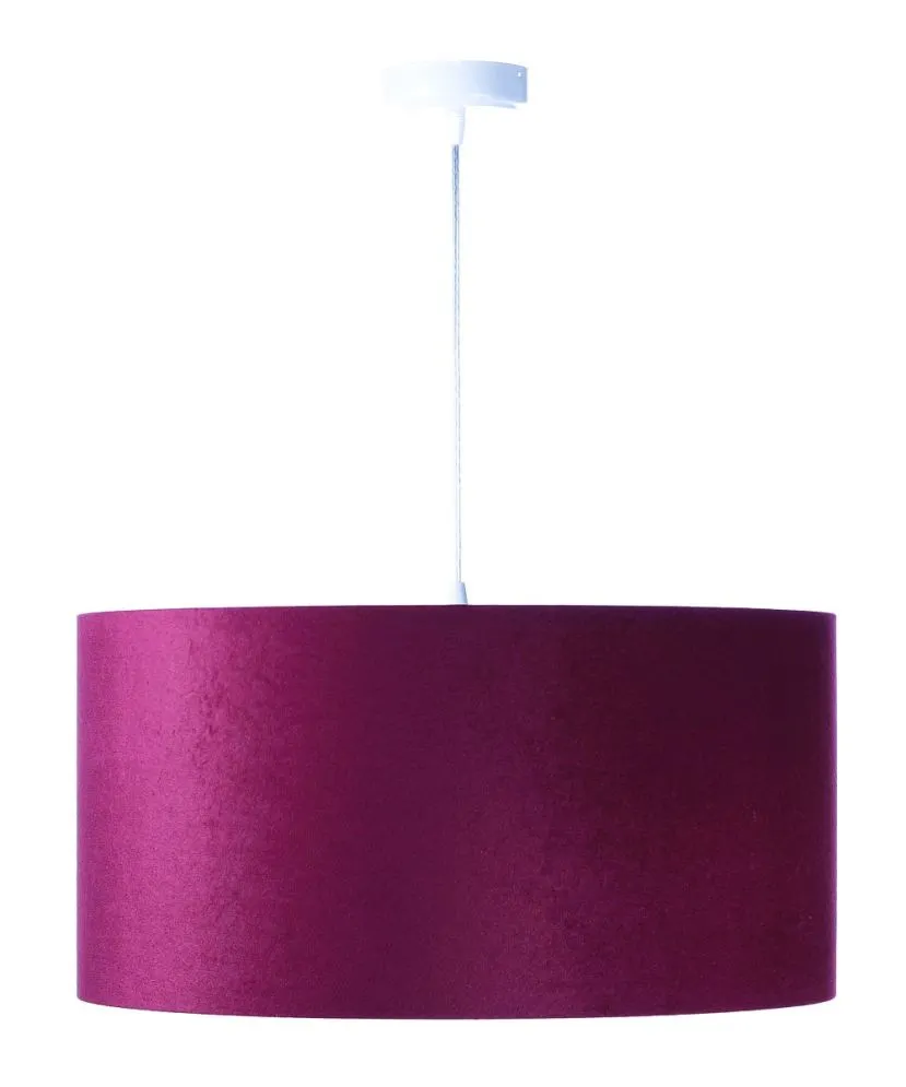 Lampa wisząca HOME 40 fioletowa/srebrna w stylu glamour | MIRAT.