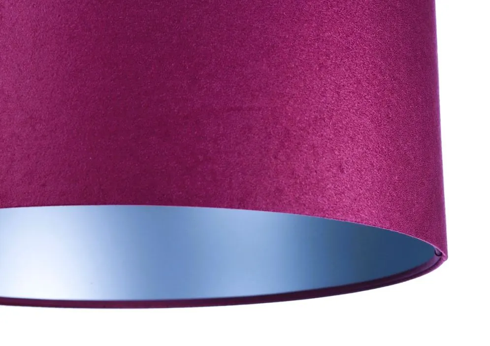 Lampa wisząca HOME 50 fioletowa/srebrna nowoczesna polskiej produkcji | MIRAT.