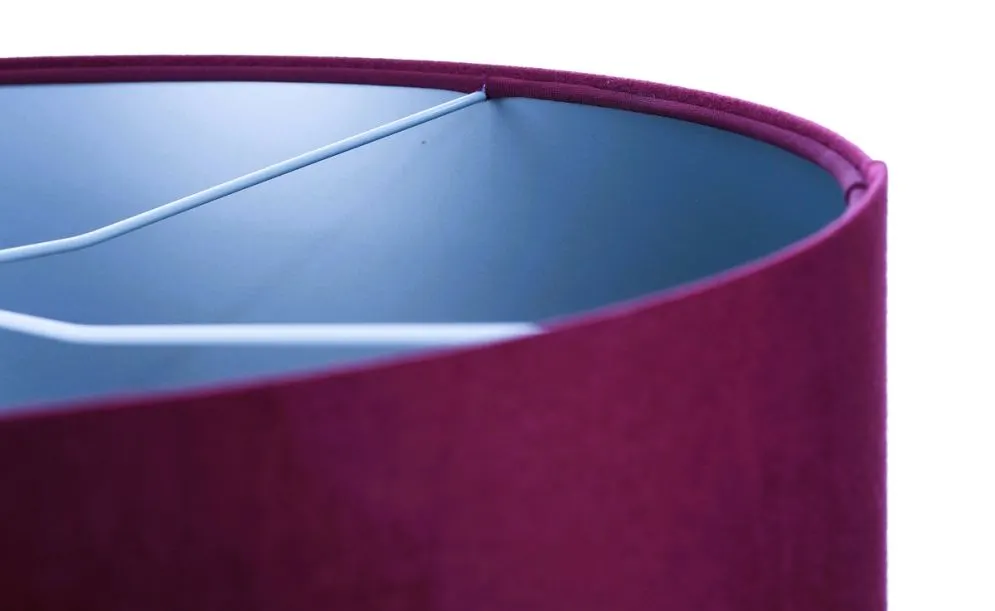 Lampa wisząca HOME 60 fioletowa/srebrna nad stół do salonu | MIRAT.