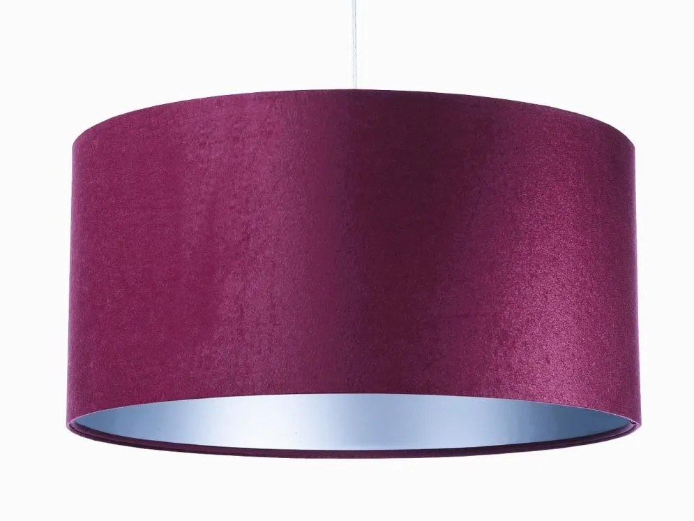 Lampa wisząca HOME 60 fioletowa/srebrna nad stół do salonu | MIRAT.