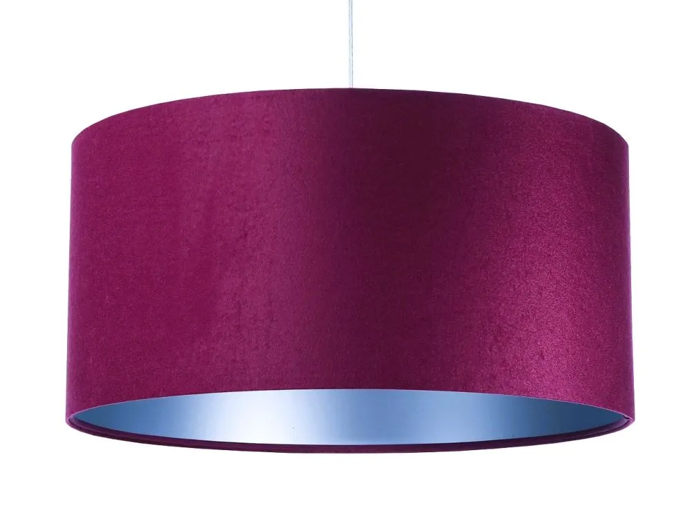 Lampa wisząca HOME 60 fioletowa/srebrna nad stół do salonu | MIRAT.