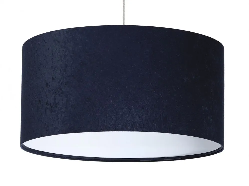 Lampa wisząca HOME 60 granatowa/biała w stylu glamour | MIRAT.