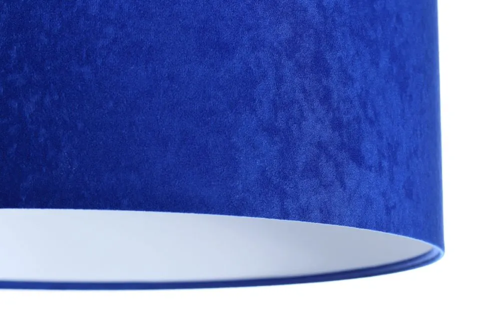 Lampa wisząca HOME 40 niebieska/biała polskiej produkcji do salonu | MIRAT.