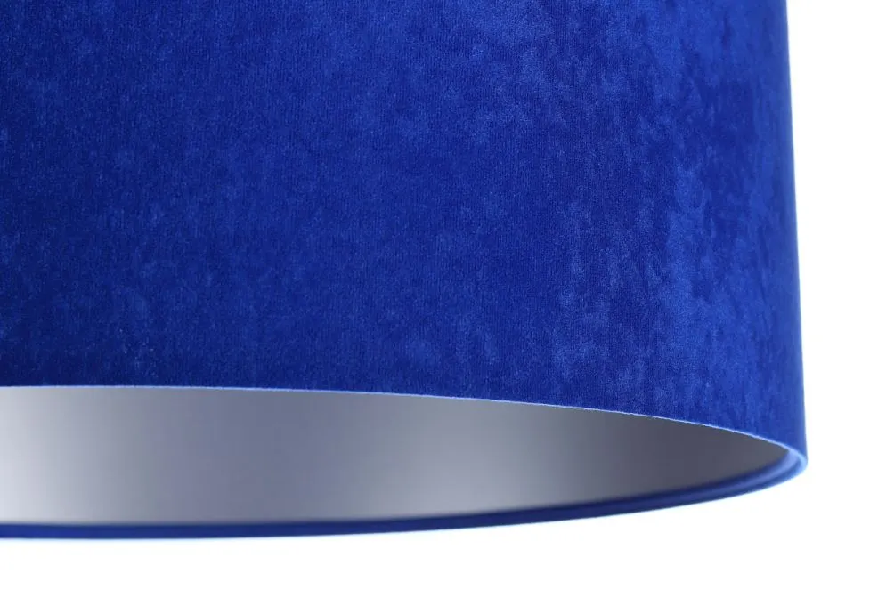 Lampa wisząca HOME 40 niebieska/srebrna do jadalni nad stół | MIRAT.