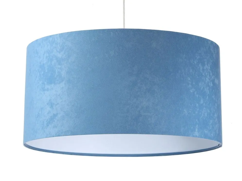 Lampa wisząca HOME 60 błękitna/biała polskiej produkcji do sypialni | MIRAT.