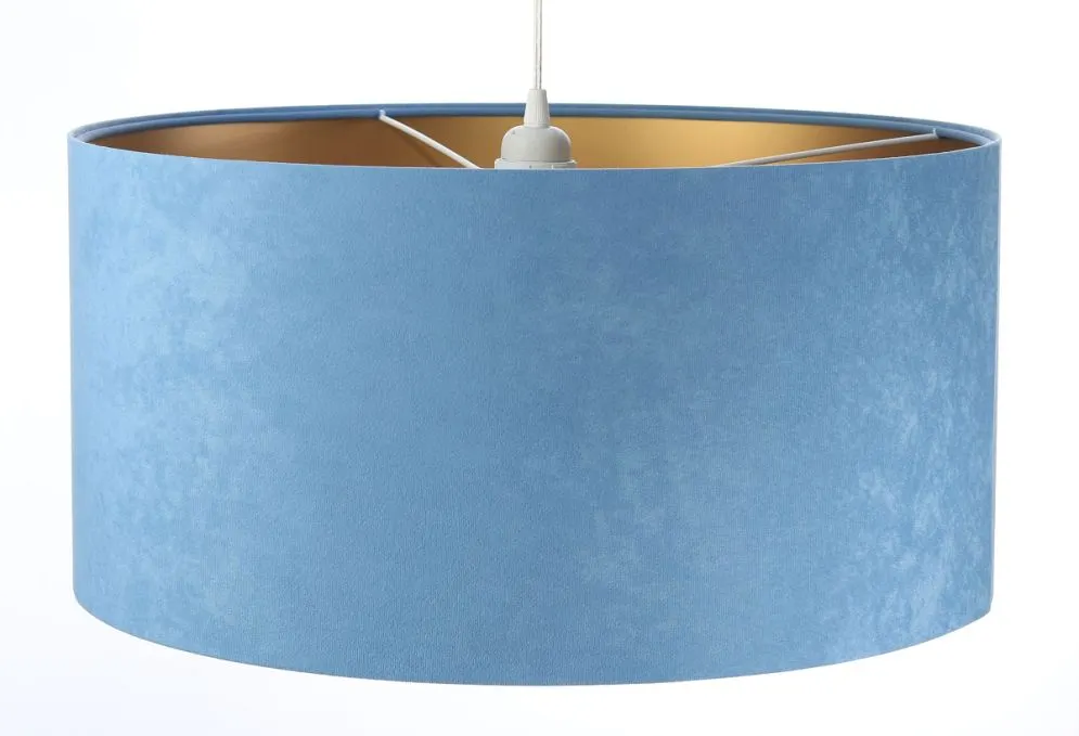 Lampa wisząca HOME 50 błękitna/złota nad stół do jadalni | MIRAT. w stylu  kolekcja