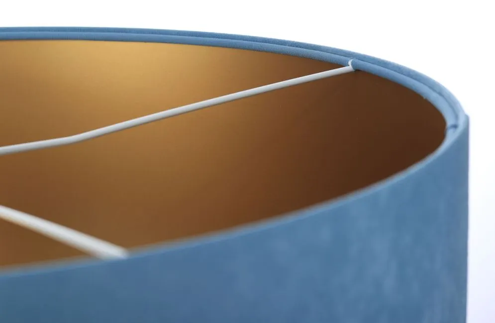 Lampa wisząca HOME 30 błękitna/złota mała nad stół | MIRAT. w stylu  kolekcja