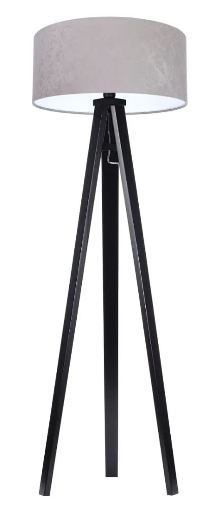 Lampa stojąca HOME 50 szara/biała/czarna na trójnogu | MIRAT. w stylu  kolekcja