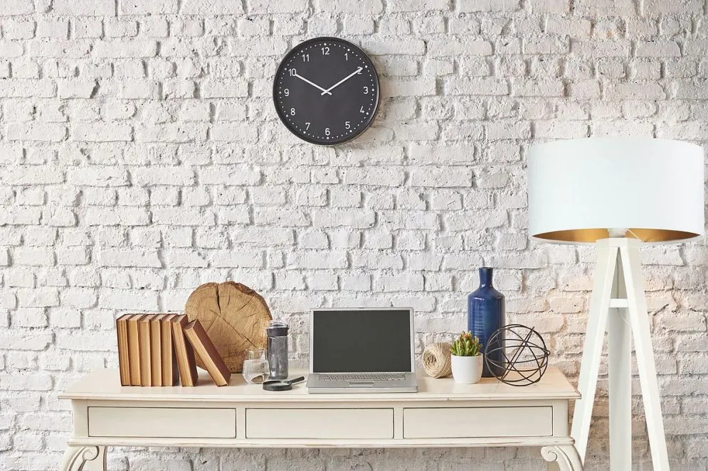 Lampa stojąca HOME 40 biała/złota/biała nowoczesna | MIRAT.