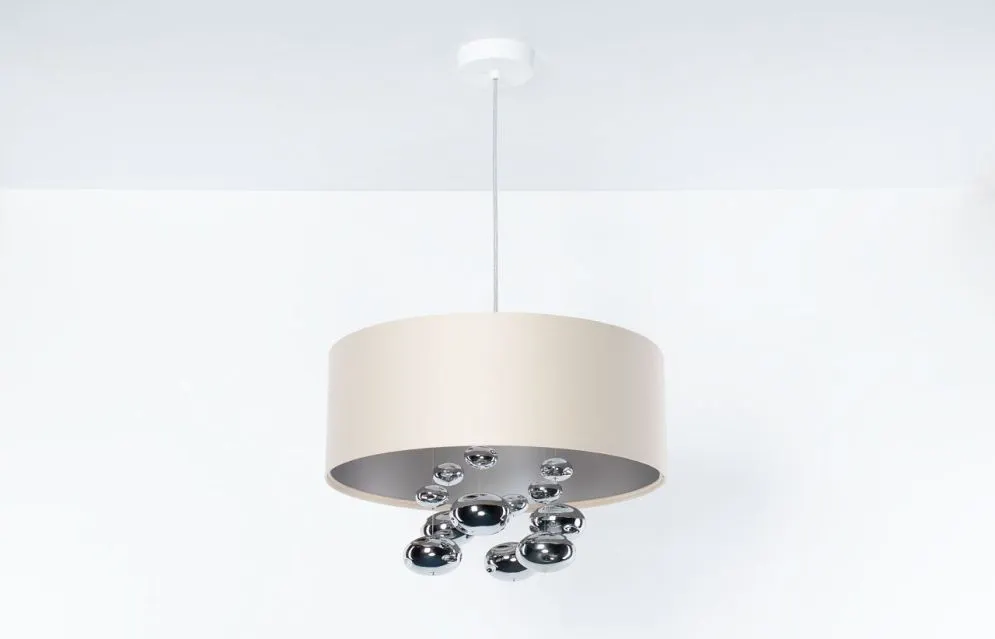 Lampa wisząca BUBBLE LIGHT 40cm kremowa dekoracyjna I sklep meblowy MIRAT.