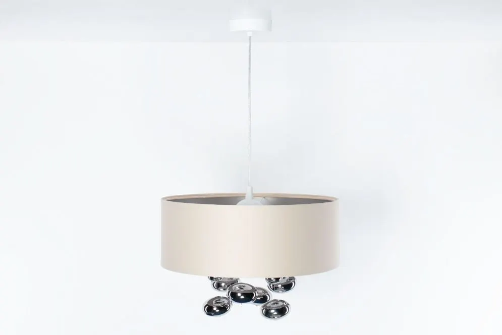 Lampa wisząca BUBBLE LIGHT 50cm kremowa glamour I sklep meblowy MIRAT.