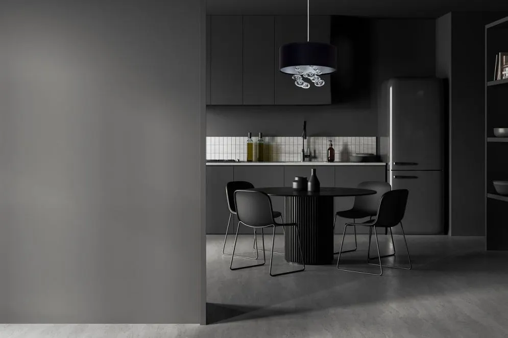 Lampa wisząca BUBBLE LIGHT 60cm czarna satynowa I sklep meblowy MIRAT.