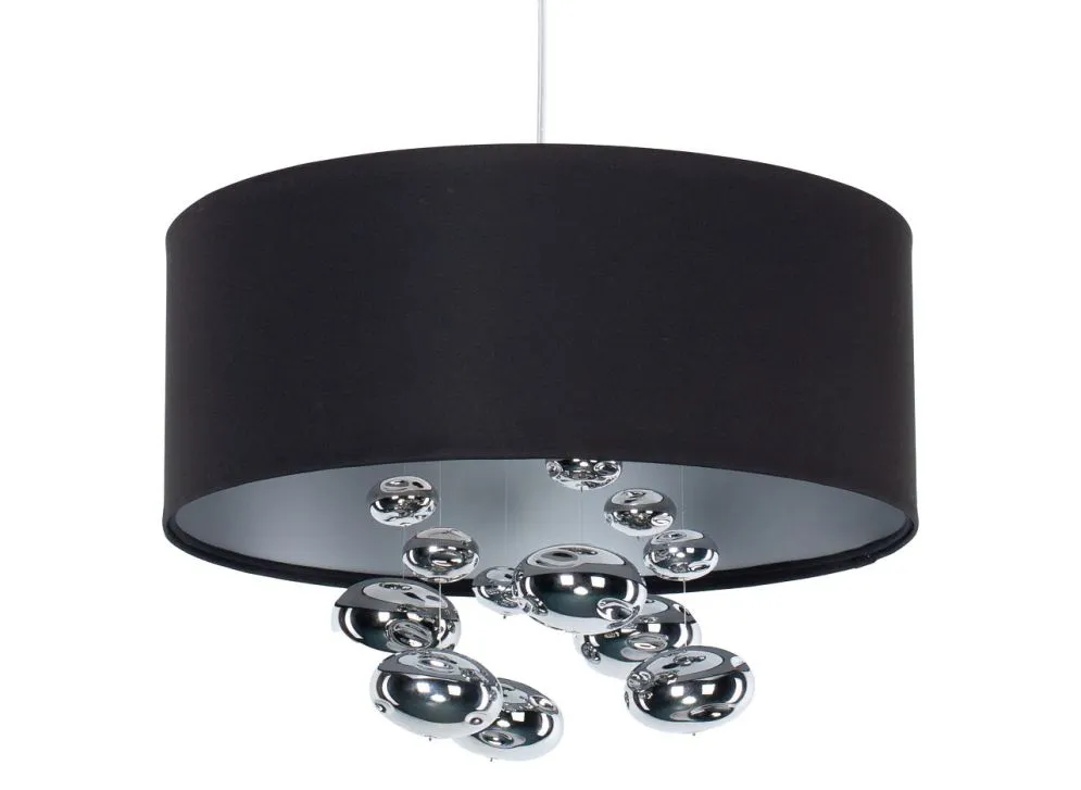 Lampa wisząca BUBBLE LIGHT 40cm czarna nad stół I sklep meblowy MIRAT.