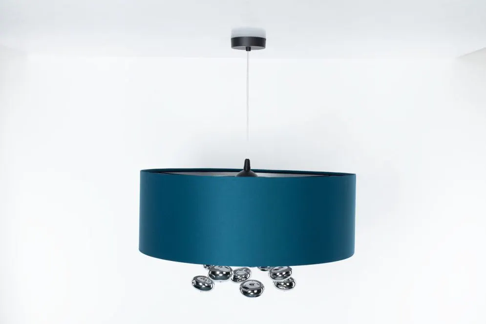 Lampa wisząca BUBBLE LIGHT 60cm granatowa dekoracyjna I sklep meblowy MIRAT.