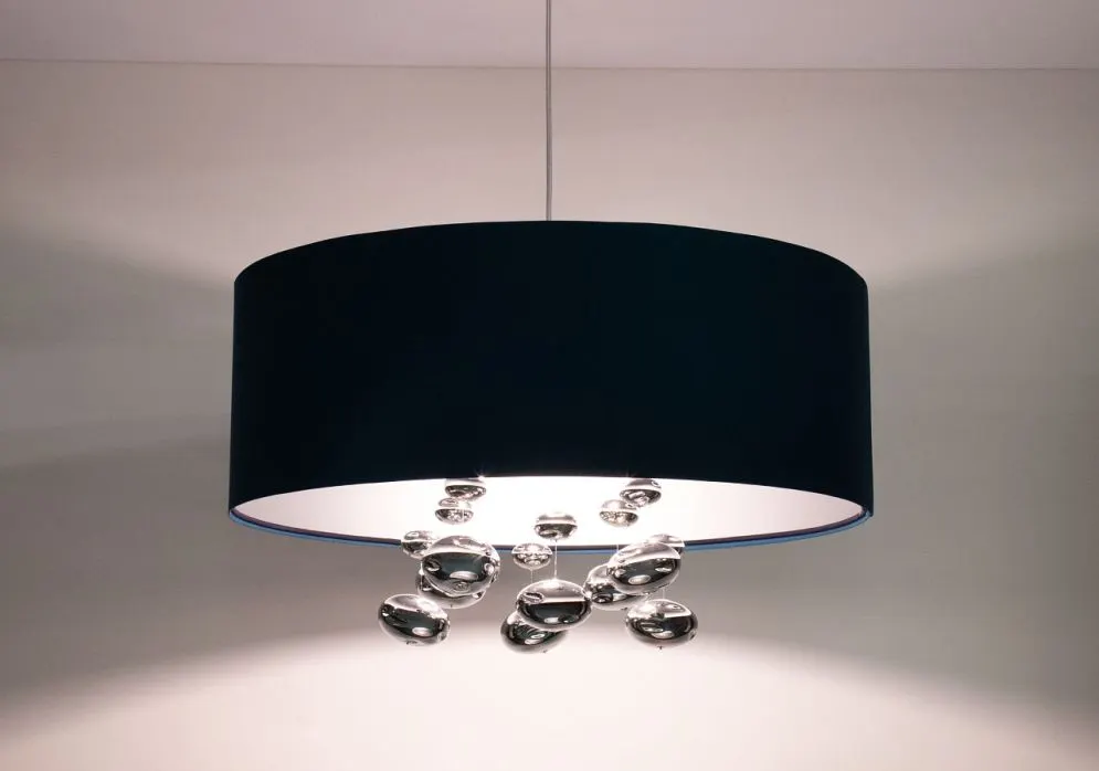 Lampa wisząca BUBBLE LIGHT 60cm granatowa dekoracyjna I sklep meblowy MIRAT.