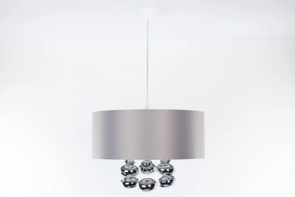 Lampa wisząca BUBBLE LIGHT 40cm szara glam I sklep meblowy MIRAT.