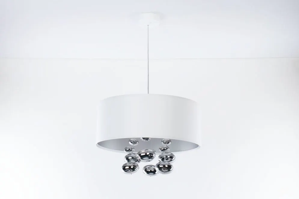 Lampa wisząca BUBBLE LIGHT 60cm biała dekoracyjna I sklep meblowy MIRAT.