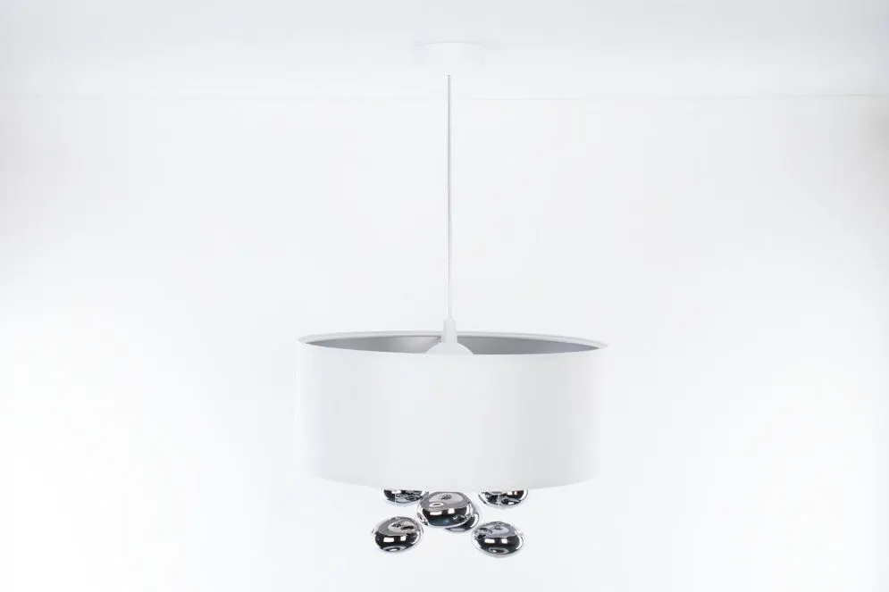 Lampa wisząca BUBBLE LIGHT 50cm biala do salonu I sklep meblowy MIRAT.