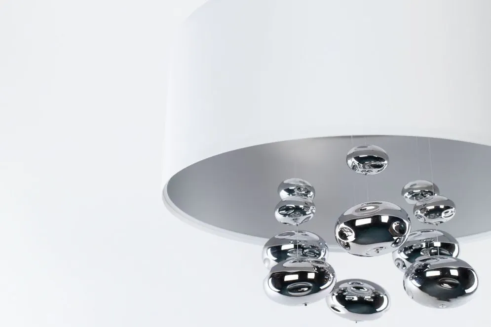 Lampa wisząca BUBBLE LIGHT 50cm biala do salonu I sklep meblowy MIRAT.