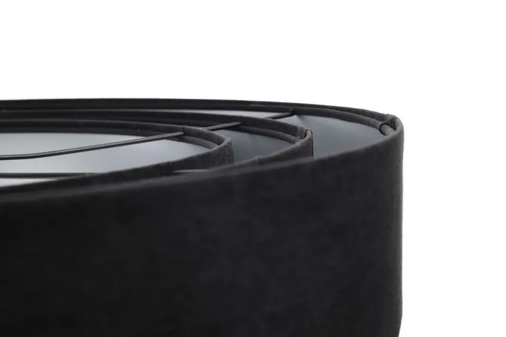 Lampa wisząca TRIO czarna/srebrna w stylu glamour | MIRAT. w stylu  kolekcja