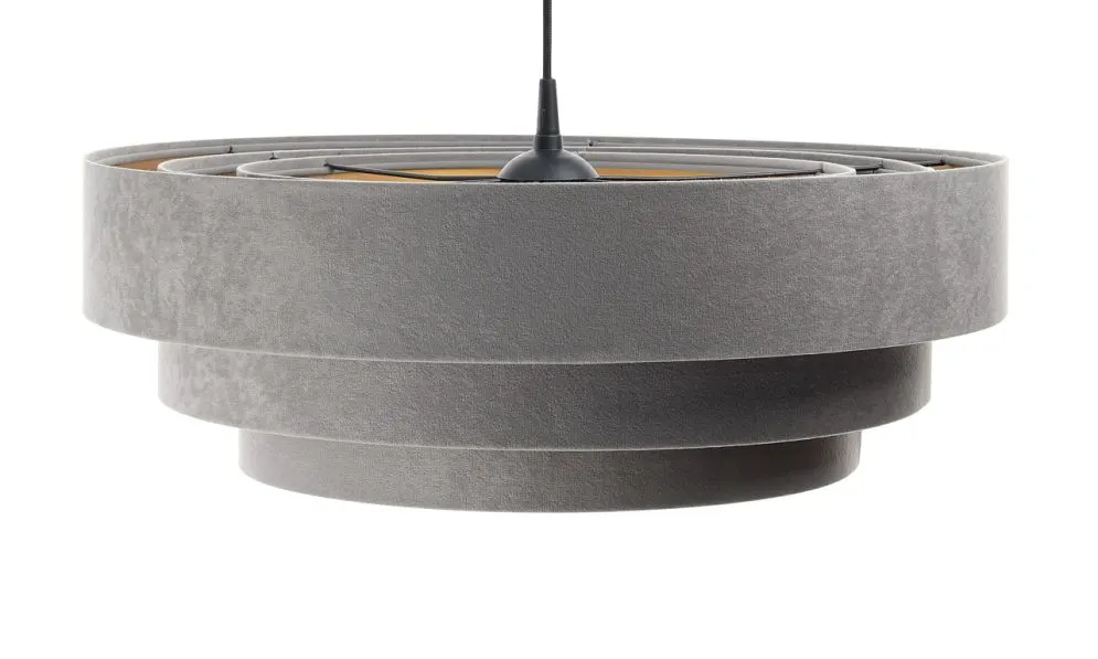 Lampa wisząca TRIO szara/złota ręcznie robiona nad stół | MIRAT. w stylu  kolekcja