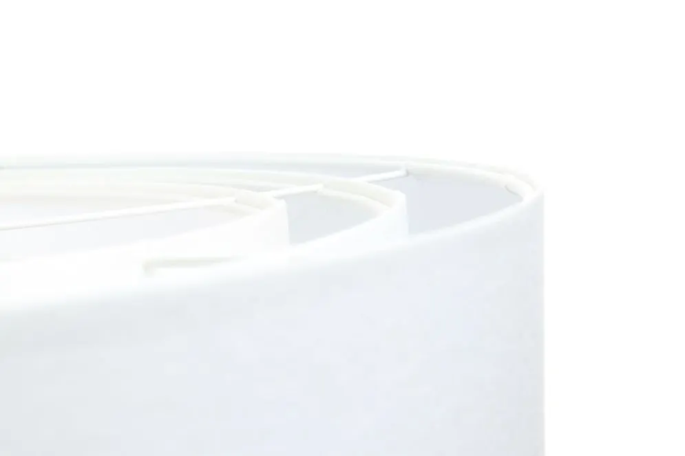 Lampa wisząca TRIO biała welurowa w stylu glamour | MIRAT. w stylu kolekcja