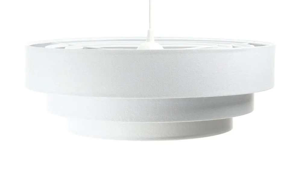 Lampa wisząca TRIO biała/srebrna w stylu glamour do jadalni | MIRAT. w stylu kolekcja