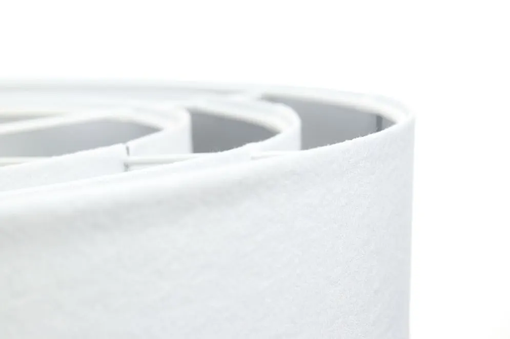 Lampa wisząca TRIO biała/srebrna w stylu glamour do jadalni | MIRAT. w stylu kolekcja