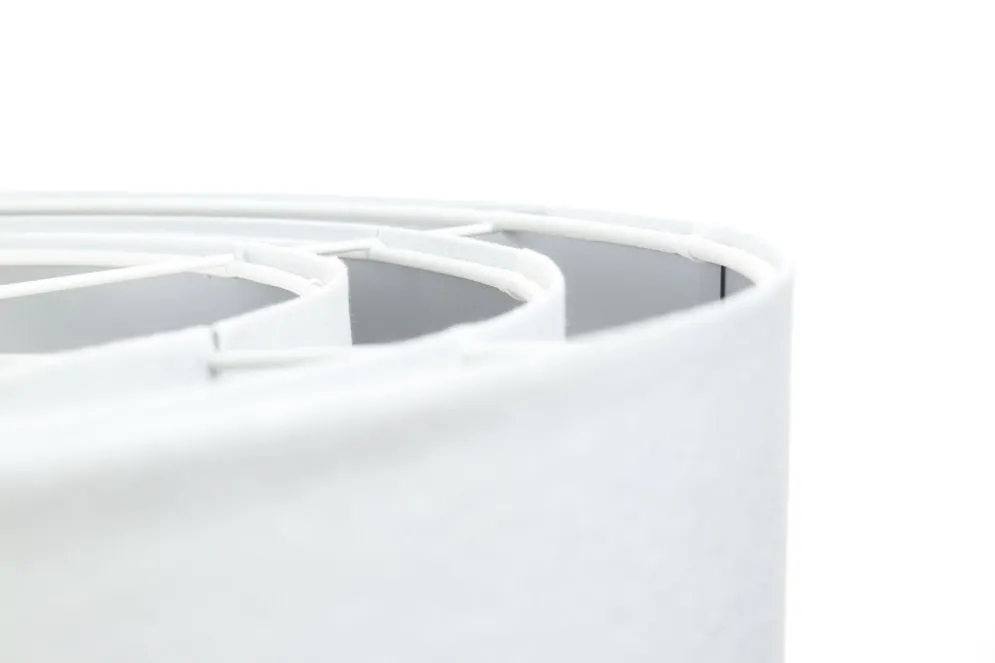 Lampa wisząca TRIO biała/srebrna w stylu glamour do jadalni | MIRAT. w stylu kolekcja