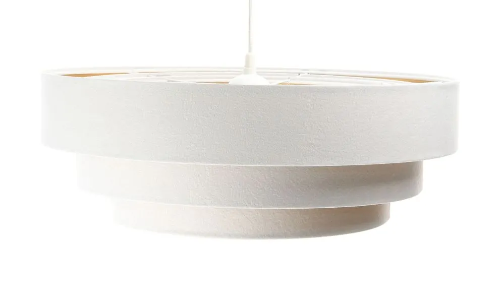 Lampa wisząca TRIO biała/złota welurowa do jadalni | MIRAT. w stylu  kolekcja