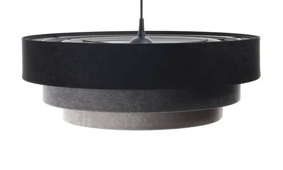 Lampa wisząca TRIO MIX czarna/szara/srebrna do nowoczesnego salonu | MIRAT. w stylu  kolekcja