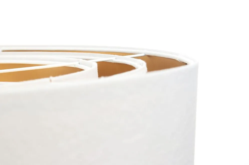 Lampa wisząca TRIO MIX biała/złota welurowa symetryczna | MIRAT. w stylu  kolekcja