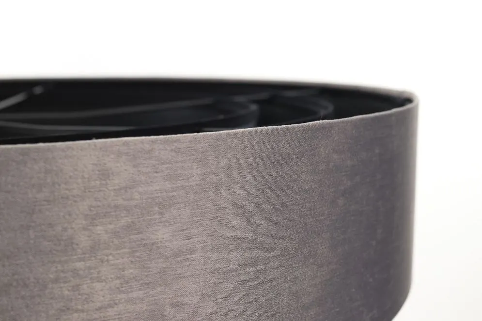 Lampa wisząca TRIO MIX szara/czarna/srebrna elegancka satynowa | MIRAT. w stylu  kolekcja