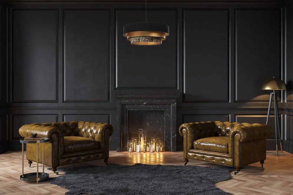 Lampa wisząca TRIO MIX czarna/złota/wielokolorowa z orientalnym wzorem | MIRAT. w stylu  kolekcja