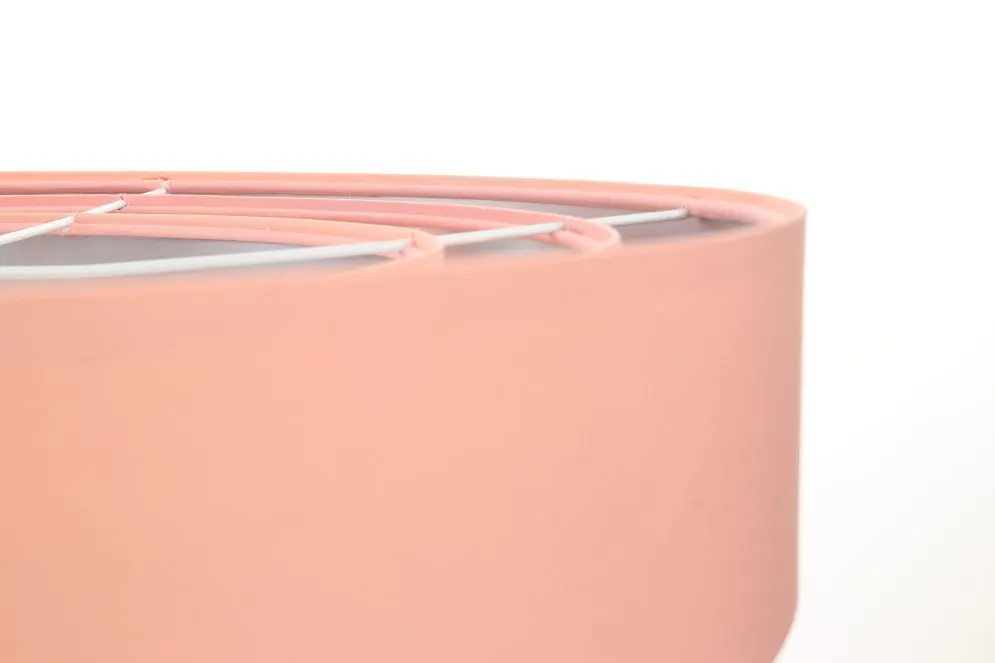 Lampa wisząca TRIO MIX różowa/srebrna ręcznie robiona do salonu | MIRAT. w stylu  kolekcja