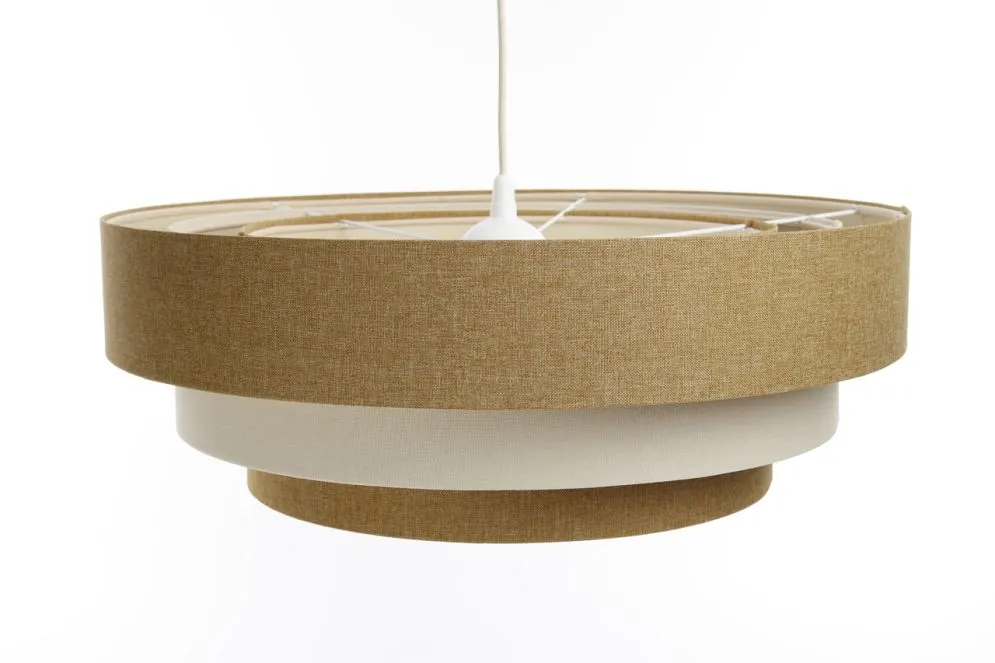 Lampa wisząca ERUTAN TRIPLE żółta/kremowa do sypialni I sklep meblowy MIRAT.