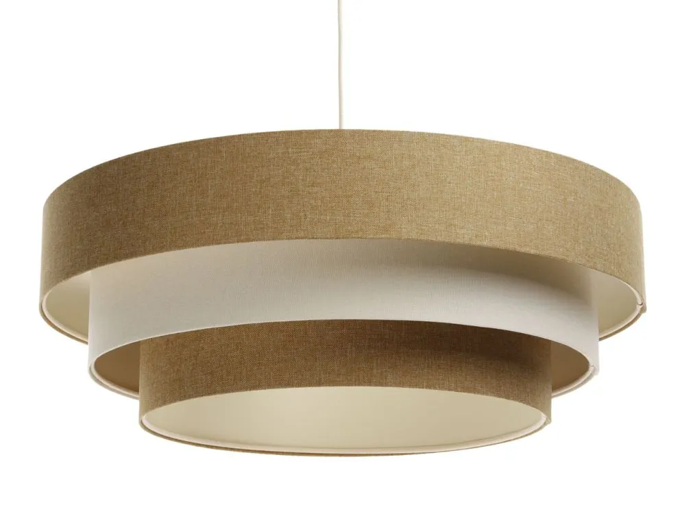 Lampa wisząca ERUTAN TRIPLE żółta/kremowa do sypialni I sklep meblowy MIRAT.