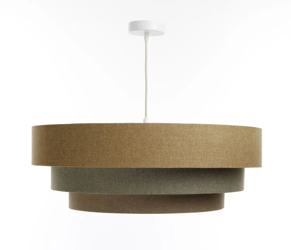 Lampa wisząca ERUTAN TRIPLE żółta/zielona/brązowa trzykolorowa I sklep meblowy MIRAT.