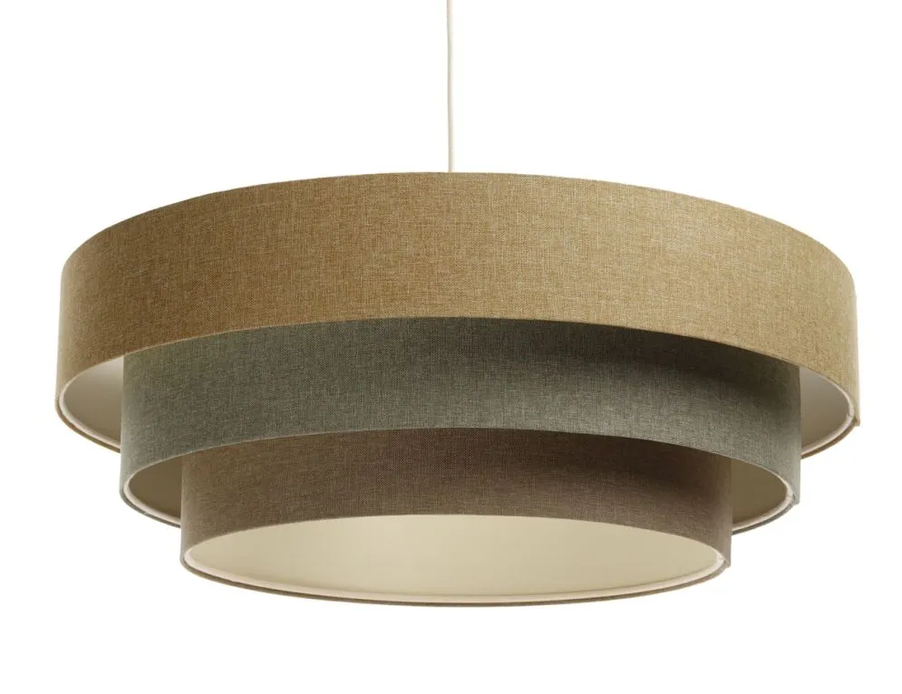 Lampa wisząca ERUTAN TRIPLE żółta/zielona/brązowa trzykolorowa I sklep meblowy MIRAT.