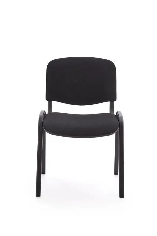 Krzesło biurowe ISO czarne metalowe I sklep meblowy MIRAT.