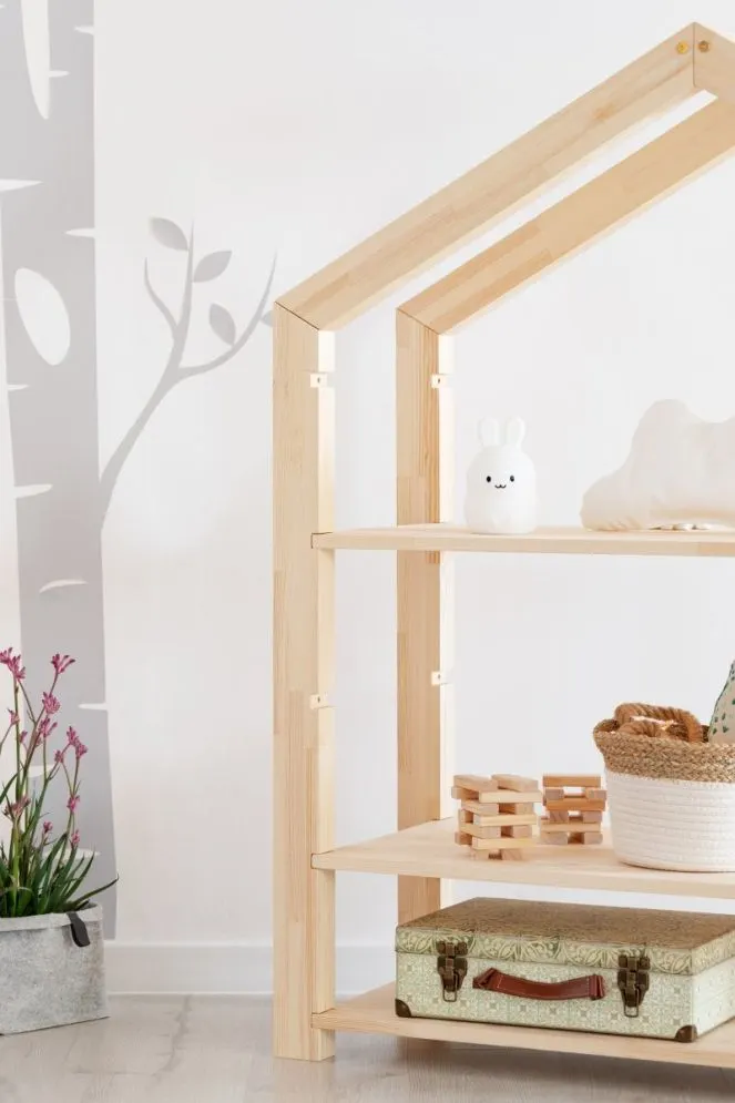 Regał MILA RGD sosna z drewna polskiej produkcji | MIRAT. w stylu  kolekcja MILA