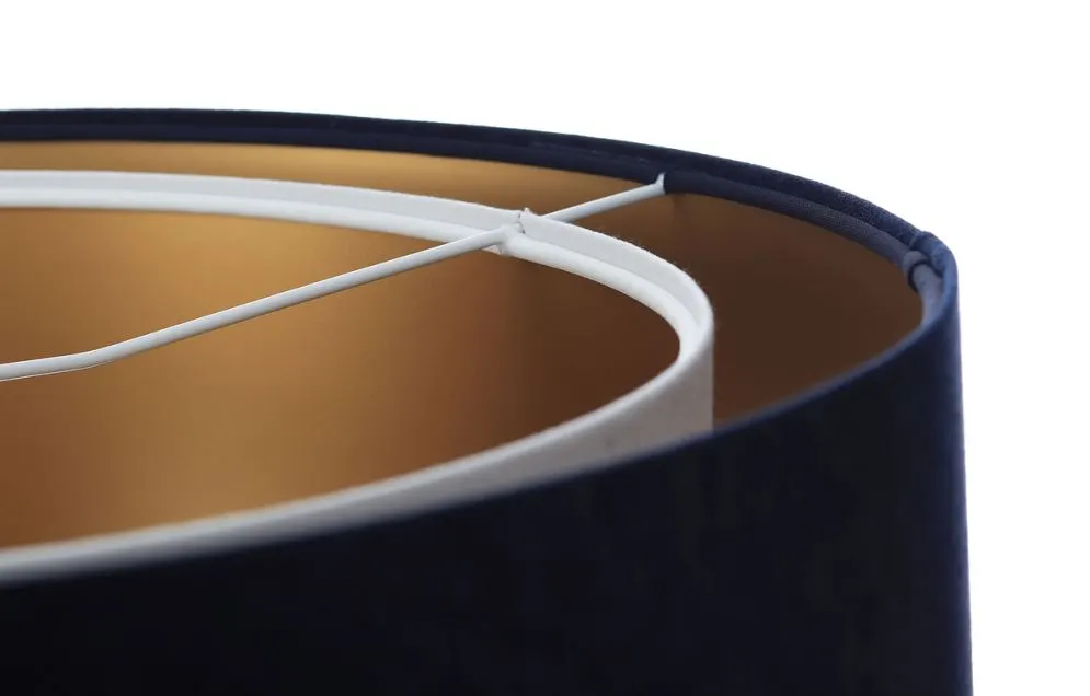 Lampa wisząca THUNDERCLOUD WHITE granatowa/złota asymetryczna | MIRAT. w stylu  kolekcja