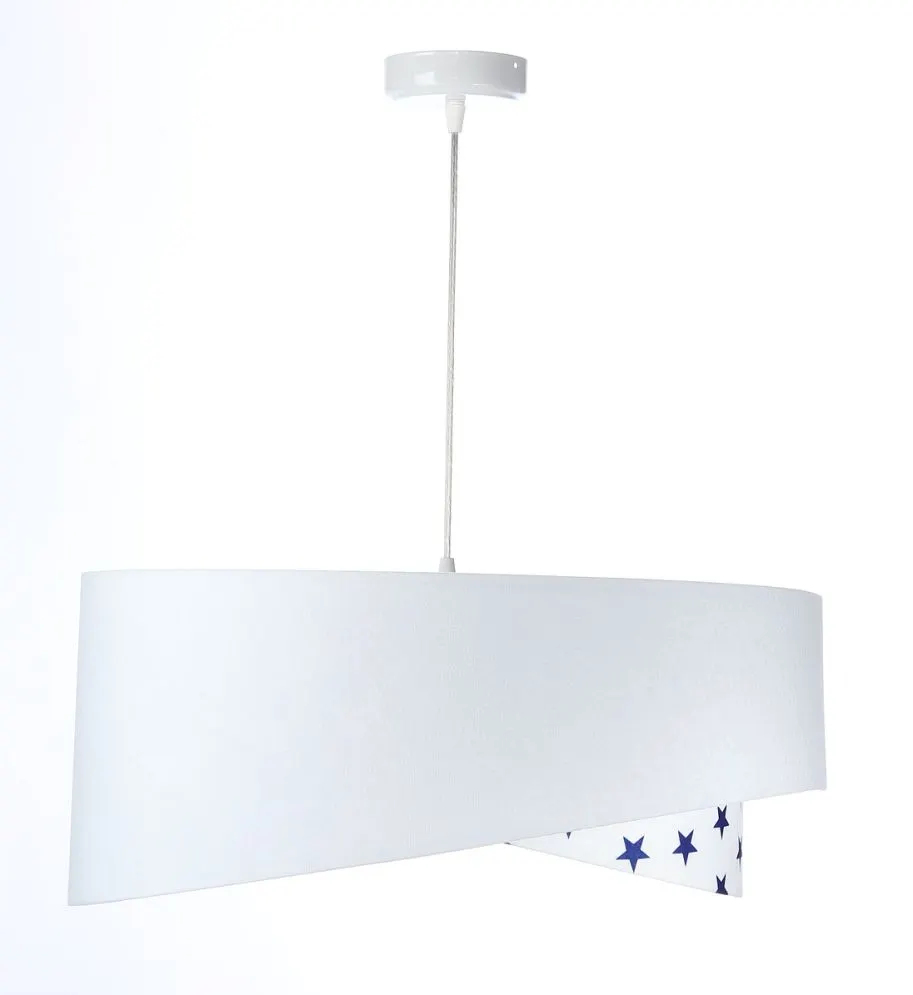 Lampa wisząca DREAMER biała welurowa do pokoju dziecięcego | MIRAT. w stylu  kolekcja
