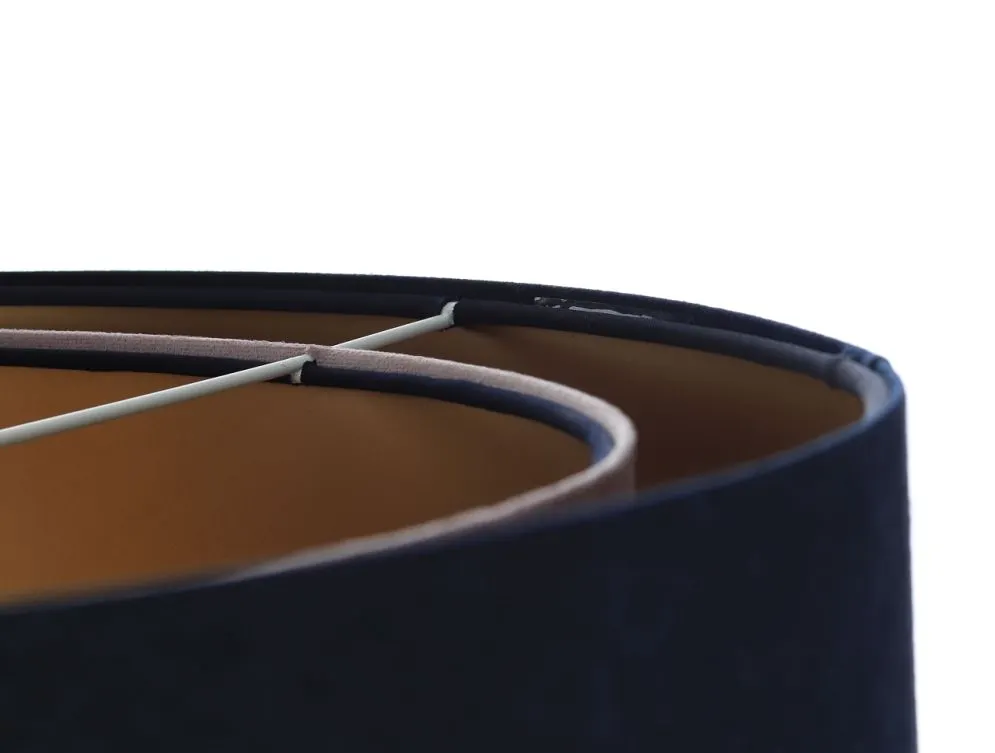 Lampa wisząca SAPPHIRE granatowa/złota w stylu glamour | MIRAT. w stylu  kolekcja