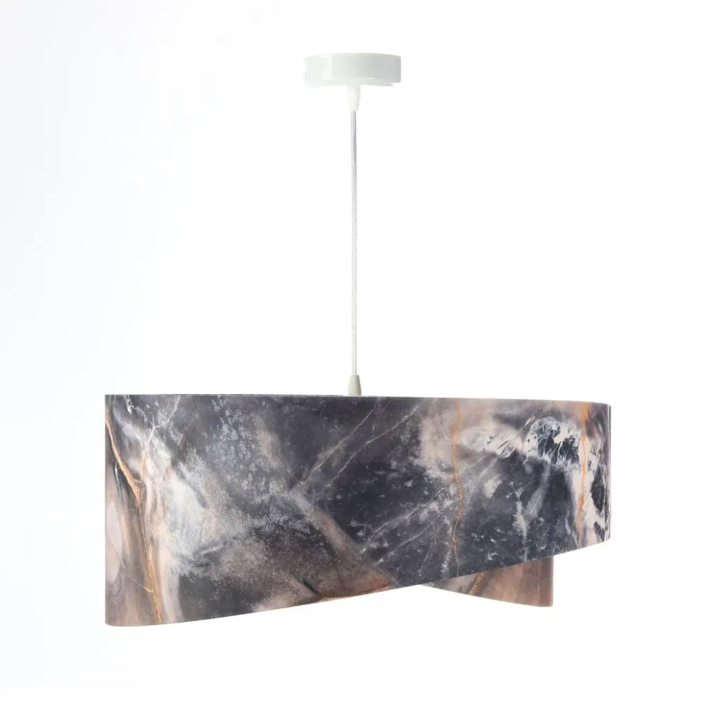 Lampa wisząca MINERAL wielokolorowa asymetryczna | MIRAT. w stylu  kolekcja
