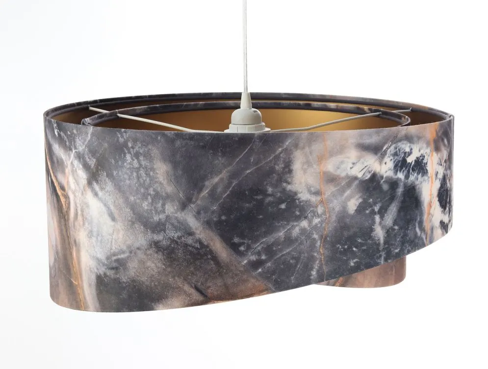 Lampa wisząca MINERAL wielokolorowa asymetryczna | MIRAT. w stylu  kolekcja
