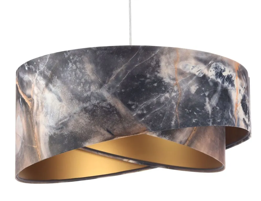 Lampa wisząca MINERAL wielokolorowa asymetryczna | MIRAT. w stylu  kolekcja
