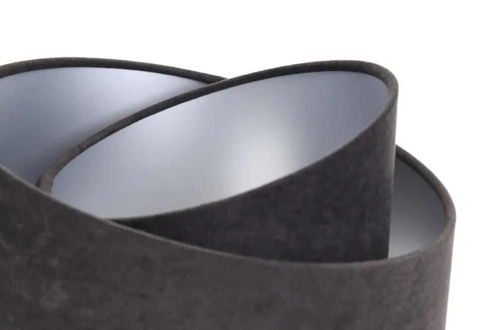 Lampa stołowa GEMSTONE czarna/srebrna/sosna nocna | MIRAT. w stylu kolekcja