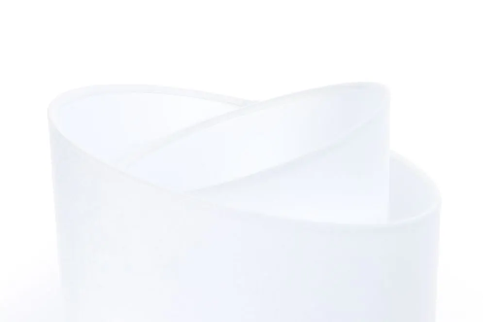 Lampa stołowa GEMSTONE biała asymetryczna na trójnogu | MIRAT.