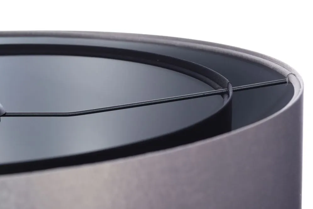 Lampa wisząca DOUBLE 60 czarna/szara elegancka polskiej produkcji | MIRAT. w stylu  kolekcja